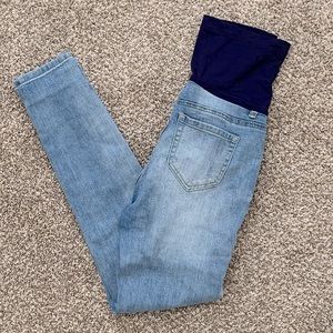 Pink Blush Maternity Skinny Jeans